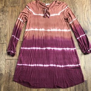 Fantastic Fawn tie dyed dress large